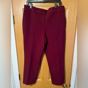 Ann Taylor Kate Wide Leg Crop Pant